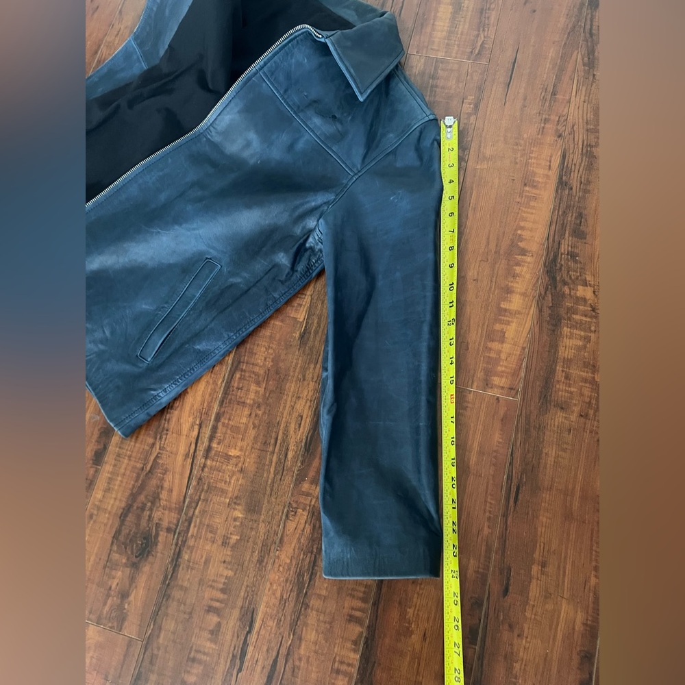 7 For All Mankind Men’s Leather Jacket - Picture 7 of 12